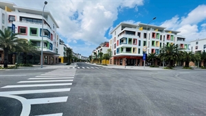 Đường nội khu dự án Meyhomes Capital Phú Quốc